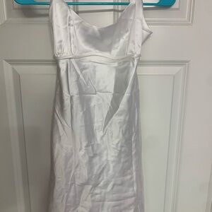 Princess Polly White Strapless Dress